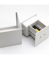 6W CUBIC væglampe - IP65, Hvid, firkantet, op/ned, justerbar, inde / ude, inkl. lyskilde