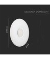 40W Designer Dome LED loftslampe med stjerneeffekt - 4000lm, dæmpbar, CCT, fjernbetjening, Ø39cm