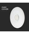 40W Designer Dome LED loftslampe med stjerneeffekt - 4000lm, dæmpbar, CCT, fjernbetjening, Ø39cm