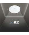 40W Designer Dome LED loftslampe med stjerneeffekt - 4000lm, dæmpbar, CCT, fjernbetjening, Ø39cm