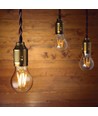 E27 12W LED filament pære - A60, 1521lm, klart glas, 4000K