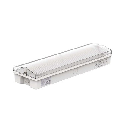 3W Nødudgangslys - LED, Selvtestknap, 6400K