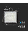 VT LED Solar Projektør 80W - 4000K, 6000 mAh Batteri, 3m Kabel, Smart IR Fjernbetjening, Hurtig Opladning