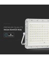 VT LED Solar Projektør 180W - 6400K, 16000 mAh Batteri, 3m Kabel, Smart IR Fjernbetjening, Hurtig Opladning, Hvid