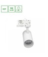 ANDROMEDA PRIME skinnespot 8W - 3-faset skinne CCT, 230V, 25°, IP20, DI. 54x109x160mm, hvid, SPECTRUM