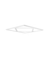 Hexagon Diamant 60x60 LED Panel, 60W - 100lm/W, Hvid kant