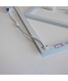 Hexagon Diamant 60x60 LED Panel, 60W - 100lm/W, Hvid kant