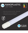 25x 150cm / 20W Samsung chip LED rør, T8 - 4000K, 5 års producentgaranti