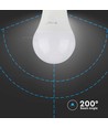 V-Tac 10,5W E27 LED pærer - A60, plast, 230V