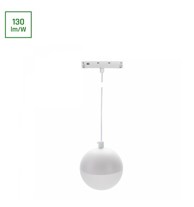 SHIFT Basic - Globe P, Kugle Lampe, Nedhængt, 90mm, 10W, 4000K, Hvid