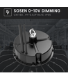 150W Solara LED high bay - 190lm/w, IP65, Sosen driver, 0-10V dæmpbar, 5 års garanti