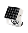 Infrarød projektør til overvågning / kamera - 850nm, IR natbelysning, LED projektør, 20W, IP65, 230V