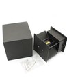 6W CUBIC PRO væglampe - IP65, sort, sløjfbar, justerbar, firkantet, op/ned, inde / ude, inkl. lyskilde