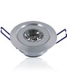 1W indbygningsspot - Hul: Ø4,4 cm, Mål: Ø5,2 cm, 2,2 cm høj, 230V