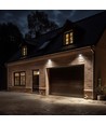 Noctis Lux 4 projektør 10W - kold hvid, 230V, IP44, 94x150x53mm, sort, PIR sensor