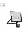 Noctis Lux 4 projektør 50W - neutral hvid, 230V, IP44, 176x221x53mm, sort, PIR sensor