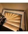 Trappe LED COB stripsæt - Op til 16 trin, 11W per trin, 24V, IP20, med sensor + effekter