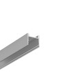2m aluprofil HOOD14 F/U1 - Anodiseret, påbygning, LED skinne