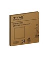 V-Tac bagbelyst LED Panel 60x60 - 36W, flicker free, 120 lm/W, hvid kant