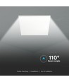 V-Tac LED Panel 60x60 - 36W, flicker free, 120 lm/W, hvid kant