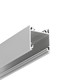 2m aluprofil LINEA20 EE7F/TY - Anodiseret, påbygning, LED skinne