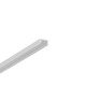 1m aluprofil SLIM8 AC2/Z - Ubehandlet aluminium, påbygning, LED skinne
