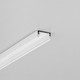 2m aluprofil SURFACE10.V2 BC/U - Hvid lakeret, påbygning, LED skinne