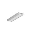 1m aluprofil SURFACE14 EE7F/TY - Anodiseret, påbygning, LED skinne
