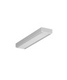 1m aluprofil SURFACE14 EE7F/TY - Anodiseret, påbygning, LED skinne
