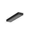 2m aluprofil SURFACE14 EE7F/TY - Sort anodiseret, påbygning, LED skinne