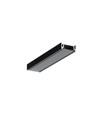 2m aluprofil SURFACE14.V2 EE7F/Y - Sort anodiseret, påbygning, LED skinne