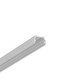 1m aluprofil UNI12 BCD/U - Ubehandlet aluminium, påbygning, LED skinne