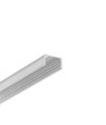 2m aluprofil UNI14 BC3/Y - Ubehandlet aluminium, påbygning, LED skinne