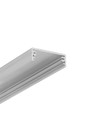 1m aluprofil WIDE24 G/W - Ubehandlet aluminium, påbygning, LED skinne