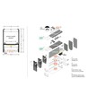 1m aluprofil COMBO30-01 ACDE-9 - Ubehandlet aluminium, påbygning, LED skinne