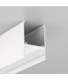 1m aluprofil COMBO30-01 ACDE-9 - Hvid lakeret, påbygning, LED skinne