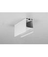 2m aluprofil COMBO30-01 ACDE-9 - Hvid lakeret, påbygning, LED skinne