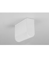2m aluprofil COMBO30-01 ACDE-9 - Hvid lakeret, påbygning, LED skinne
