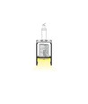2m aluprofil COMBO30-01 ACDE-9 - Hvid lakeret, påbygning, LED skinne