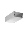 1m aluprofil LOWI C10 - Anodiseret, påbygning, LED skinne