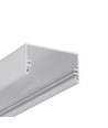 1m aluprofil LOWI C10 - Ubehandlet aluminium, påbygning, LED skinne