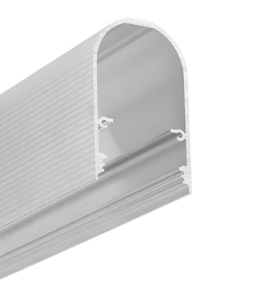 2m aluprofil NAMI23 CD-9 - Ubehandlet aluminium, påbygning, LED skinne