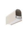 1m aluprofil NAMI23 CD-9 - Beige lakeret, påbygning, LED skinne
