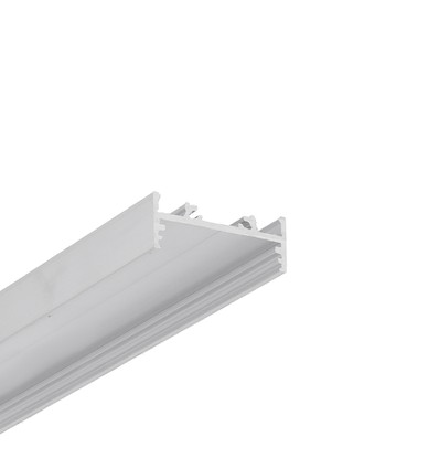 1m aluprofil VARIO30-01 ACDE-9/TY - Ubehandlet aluminium, påbygning, LED skinne