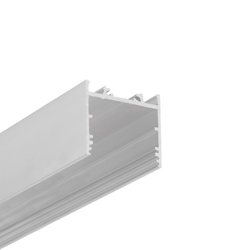2m aluprofil VARIO30-02 ACDE-9/TY - Ubehandlet aluminium, påbygning, LED skinne