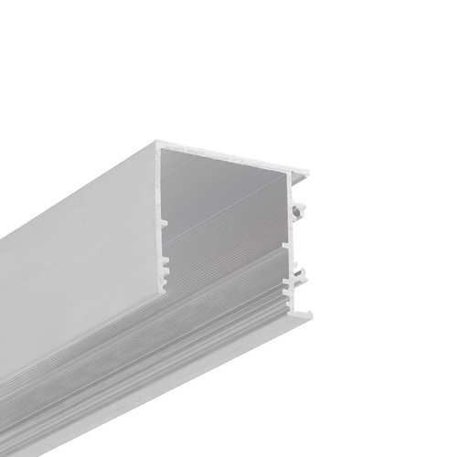 2m aluprofil VARIO30-03 ACDE-9/TY - Ubehandlet aluminium, påbygning, LED skinne