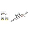 1m aluprofil BEGTIN12 J/S - Ubehandlet aluminium, indbygget, LED skinne
