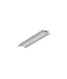 1m aluprofil BEGTIN12 J/S - Ubehandlet aluminium, indbygget, LED skinne