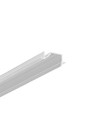 2m aluprofil DIAGONAL10 C - Ubehandlet aluminium, indbygget, LED skinne