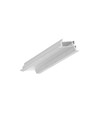1m aluprofil DIAGONAL14 F/TY - Ubehandlet aluminium, indbygget, LED skinne